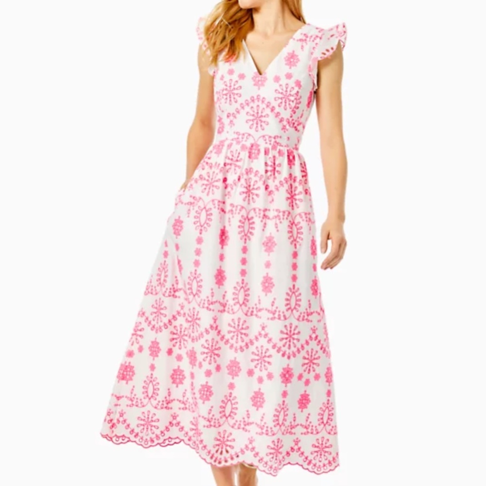 Lilly Pulitzer Lillyanne Midi Dress (size 6)